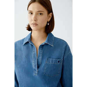 Oui Denim Blouse